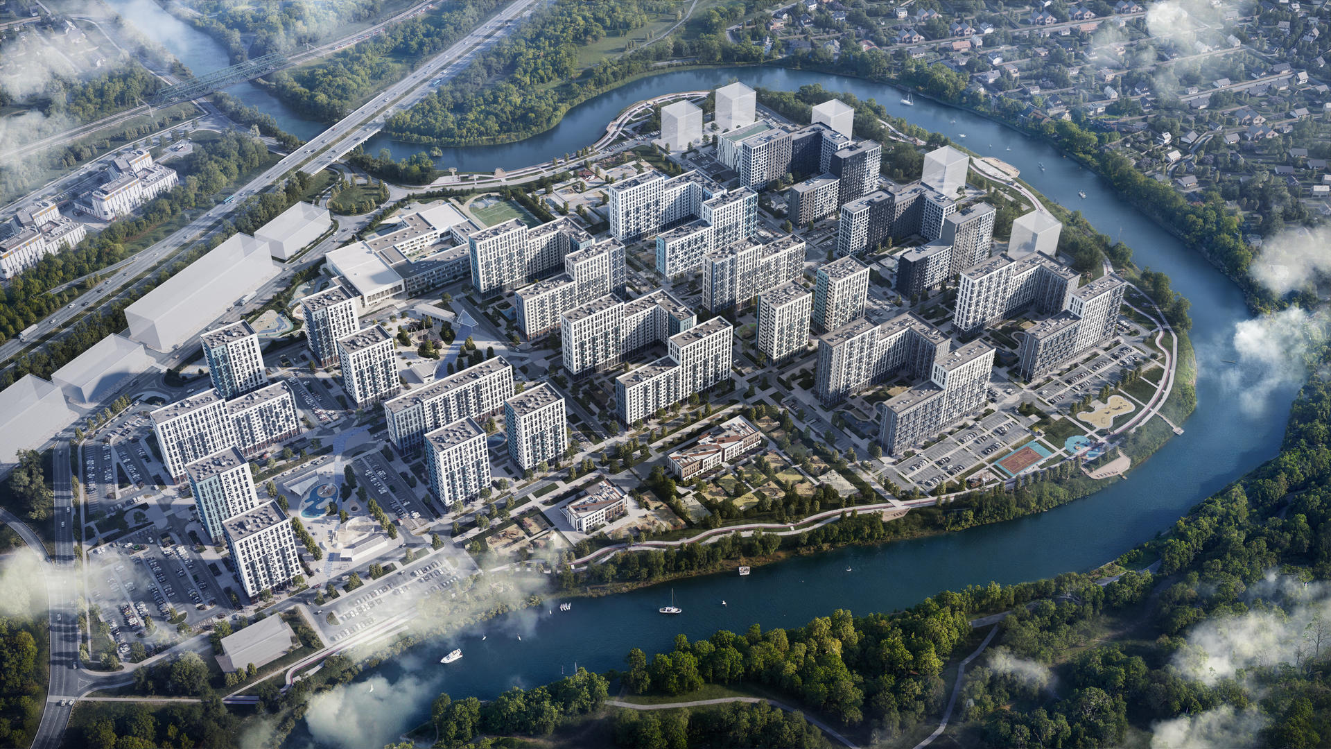 1-комнатная квартира, 40.51 кв.м, ЖК "Прибрежный Парк", изображение-19