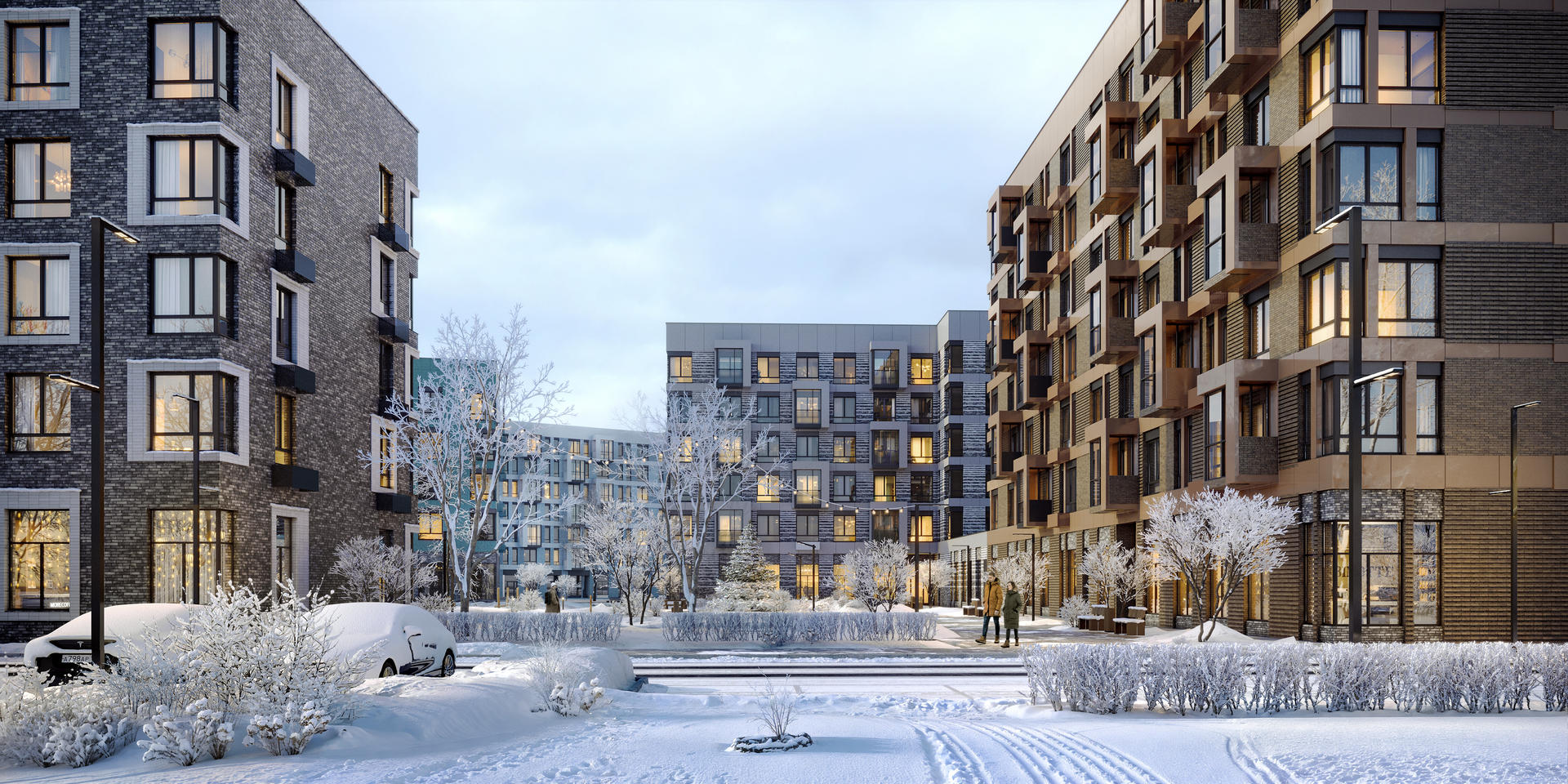 3-комнатная квартира, 74.42 кв.м, ЖК "Квартал Западный", изображение-2