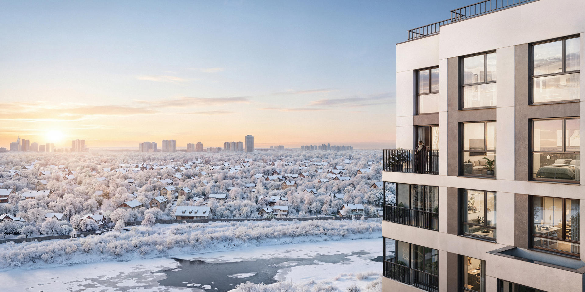 3-комнатная квартира, 79.96 кв.м, ЖК "Прибрежный Парк", изображение-2