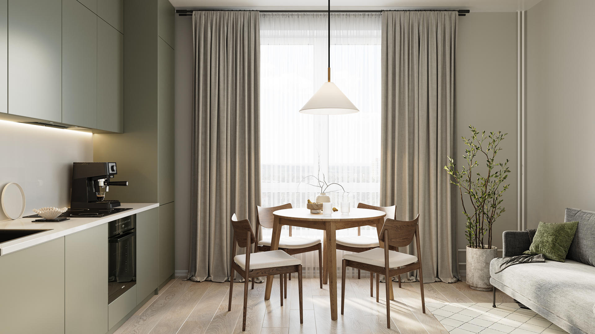 1-комнатная квартира, 25.17 кв.м, ЖК "Большое Путилково", изображение-20