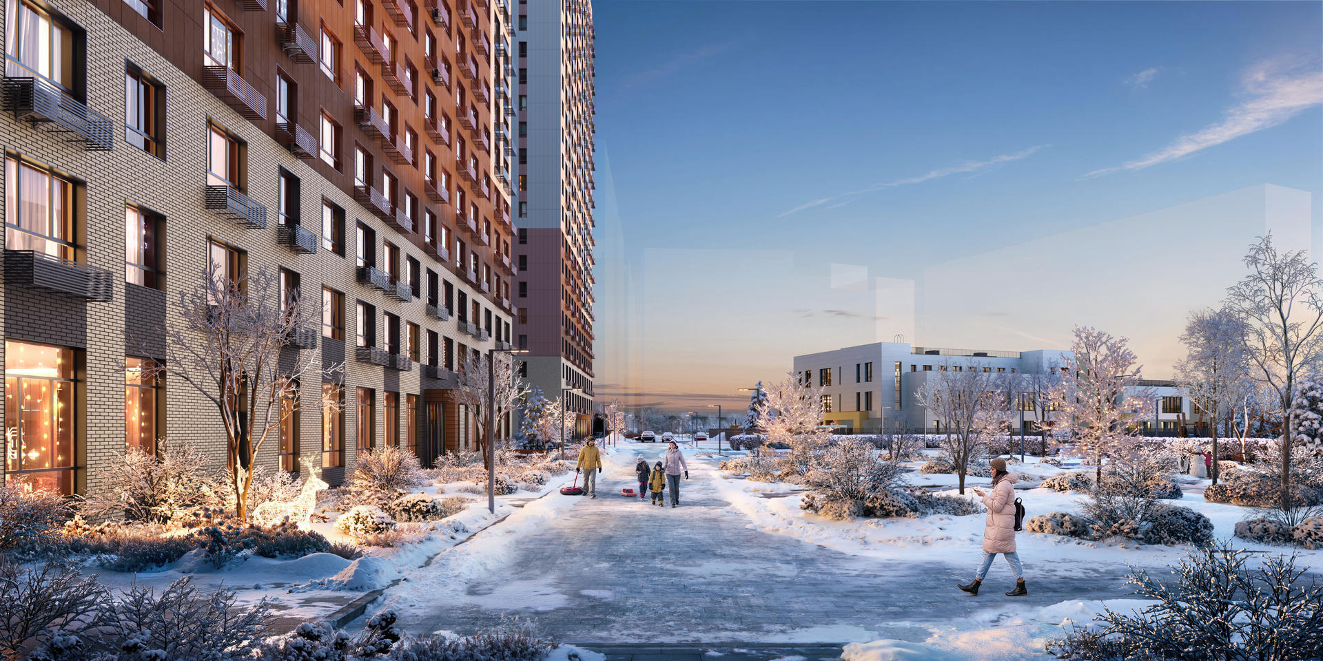 1-комнатная квартира, 46.1 кв.м, ЖК "Новоград Павлино", изображение-3