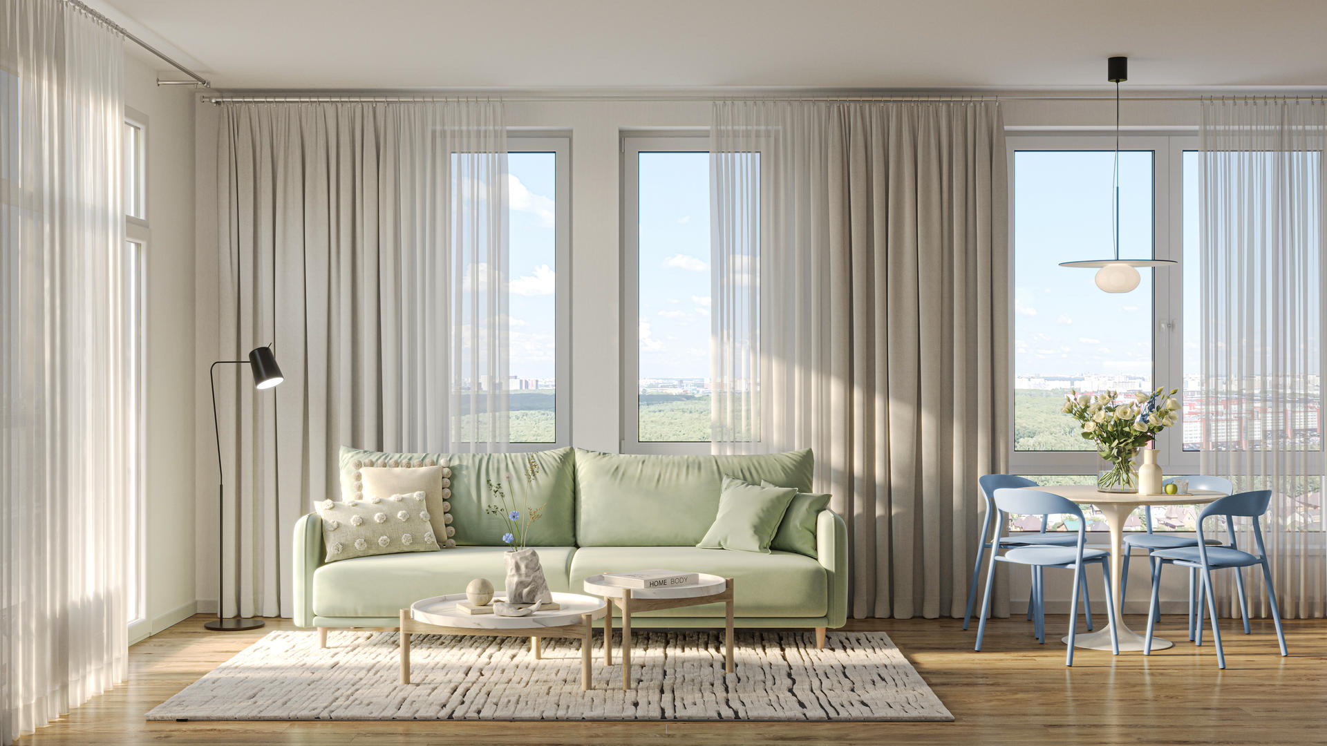 1-комнатная квартира, 23.77 кв.м, ЖК "Квартал Авиаторов", изображение-22