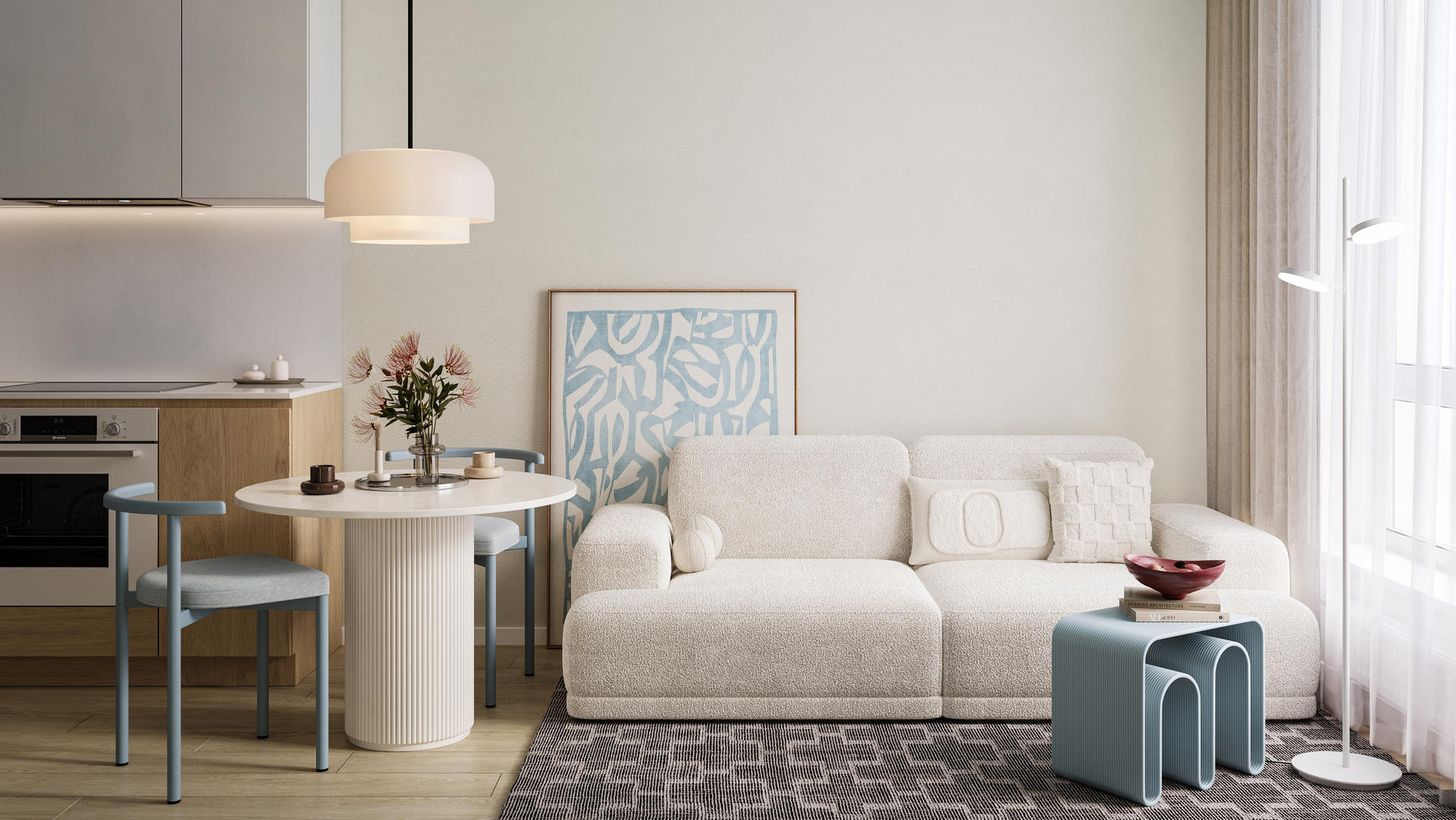 1-комнатная квартира, 40.9 кв.м, ЖК "Космический Квартал", изображение-18