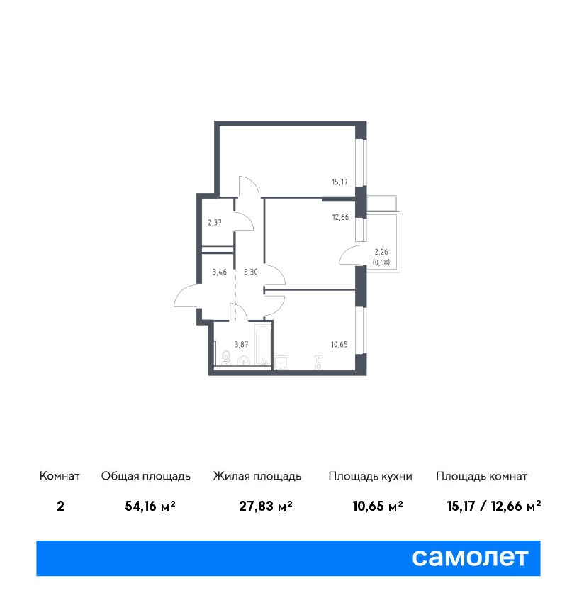 Продам квартиру в Жилино-1 по адресу жилой комплекс Егорово Парк, к32, площадь 5416 квм Недвижимость Московская  область (Россия) При оплате 100% действует персональная скидка в офисе продаж
