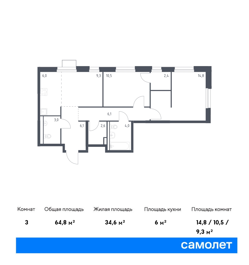 Продам квартиру в Владивостоке по адресу Сабанеева ул, 12, площадь 648 квм Недвижимость Приморский край (Россия) Продается 2-комн